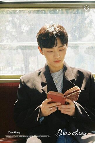 Wanna One Yoon Jisung - [Dear Diary] Special Album CD+1p Mini Poster/On+68p PhotoBook+1p Paper Frame+1p PhotoCard+1p Polaroid+Tracking K-POP Sealed in Saudi Arabia