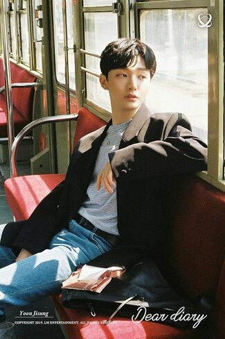 Wanna One Yoon Jisung - [Dear Diary] Special Album CD+1p Mini Poster/On+68p PhotoBook+1p Paper Frame+1p PhotoCard+1p Polaroid+Tracking K-POP Sealed in Saudi Arabia