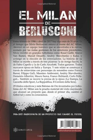 El Milan de Berlusconi: 1986-2017: Radiografía de un proyecto que cambió el fútbol (Spanish Edition) in Saudi Arabia