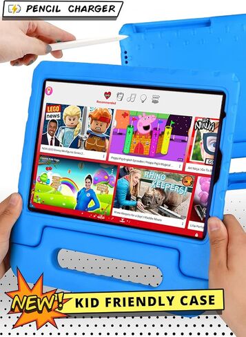 Official Cooper Dynamo for iPad Pro 11 inch Case for Kids 4th/3rd/2nd/1st Generation 2022/2021/2020/2018 | Rugged Foam, Magic Handle, Stand, with Pencil Holder, Eco-Mailer in Kuwait