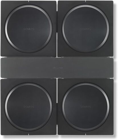 Flexson Dock for 4 Sonos Amps - Black in Saudi Arabia