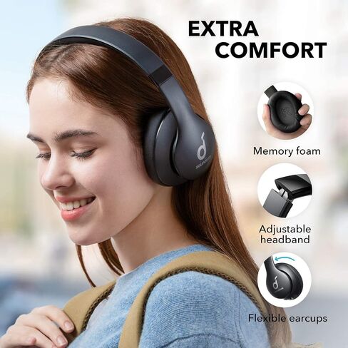 سماعات رأس Anker Soundcore Life 2 Neo اللاسلكية، سماعة رأس بلوتوث لاسلكية فوق الأذن (متجددة) in Kuwait