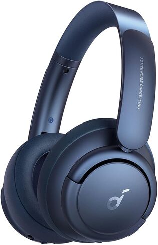 Soundcore by Anker Life Q35 Multi Mode Active Noise Cancelling Headphones, Bluetooth Headphones with LDAC for Hi Res Wireless Audio, 40H Playtime, Comfortable Fit, Clear Calls, for Home, Work(Renewed) in Saudi Arabia
