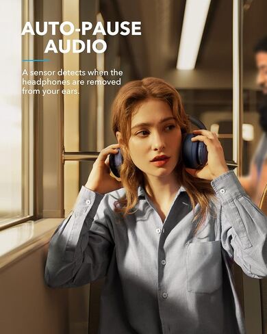 Soundcore by Anker Life Q35 Multi Mode Active Noise Cancelling Headphones, Bluetooth Headphones with LDAC for Hi Res Wireless Audio, 40H Playtime, Comfortable Fit, Clear Calls, for Home, Work(Renewed) in Saudi Arabia