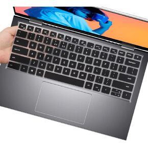 Keyboard Cover for 14" Dell Inspiron 14 5410 5415 5418 5420 5425 5430 7415, 14" Dell Inspiron 7000 2-in-1 7415, 13.3" Dell Inspiron 13 5310 5320 5330/Dell Latitude 3320 3420 Protective Skin-Black