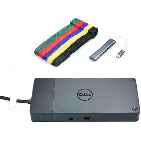 ITSPWR Bundle Containing DELL WD22TB4 Thunderbolt 4 USB-C Performance Docking Stations, Multi-Display Support, and ITSPWR Type-C 4-Port Hub and 50 Cable Ties in Kuwait