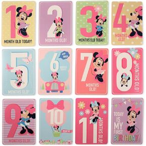 Disney Baby Girls Character Gift Set, Minnie Mouse Milestone Cards in Saudi Arabia