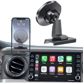 حامل هاتف سيارة مغناطيسي مطور لسيارة Toyota Tacoma 2016-2023، الجيل الثالث من Tacoma Dashboard Clip حامل الهاتف الخليوي قابل للتعديل 20x حامل هاتف مغناطيسي قوي للغاية مناسب لجميع الهواتف الذكية in Kuwait