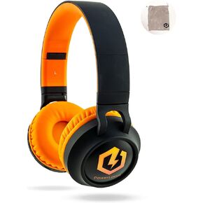 PowerLocus Bluetooth Headphones for Kids, Wireless Bluetooth Headphones, Kid Headphones Over Ear with LED, Foldable Headset with Mic,Volume Limited, Wireless/Wired Headphone for Phones,Tablets,Laptop in Kuwait