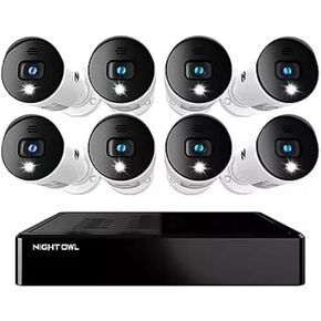 نظام الأمان السلكي Night Owl 1080p HD - 8 كاميرات كاشفة مع محرك أقراص ثابت سعة 1 تيرابايت in Kuwait