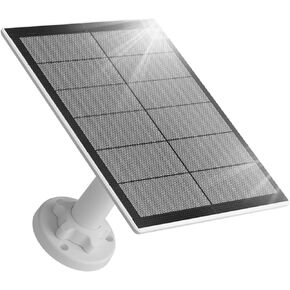 لوحة شمسية لكاميرا الأمن اللاسلكية 3 وات، متوافقة مع كاميرا المراقبة في الهواء الطلق تعمل بالبطارية القابلة لإعادة الشحن، منفذ Micro USB .. in Kuwait