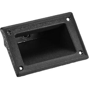 uxcell Recessed Speaker Handle Grasp Pocket Style Plastic Handles Holder 5.2'' Length Fit for PA/DJ Speaker Cabinet Box 4pcs in Saudi Arabia