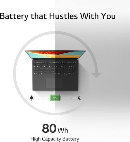 لاب توب ال جي جرام (2022) 16Z90Q شاشة 16 بوصة، انتل ايفو الجيل الثاني عشر كور i7، ذاكرة الوصول العشوائي 16 جيجا، 256 جيجا اس اس دي، ويندوز 11، اسود in Kuwait