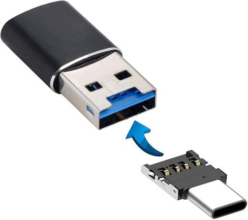 Cablecc 5Gbps USB 3.0 Type C USB-C إلى Micro SD SDXC TF محول قارئ البطاقات لأجهزة الكمبيوتر المحمول والهواتف اللوحية in Kuwait