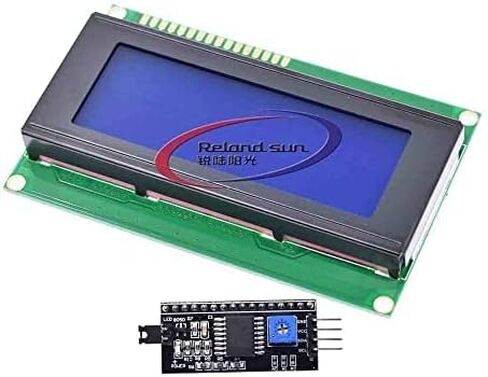 2 مجموعة LCD HD44780 2004 4x20 المسلسل LCD أسود حرف الأزرق الخلفية عرض مجلس IIC PCF8574T I2C محول محول in Saudi Arabia