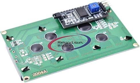 2 مجموعة LCD HD44780 2004 4x20 المسلسل LCD أسود حرف الأزرق الخلفية عرض مجلس IIC PCF8574T I2C محول محول in Saudi Arabia