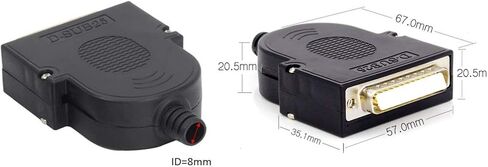 مجموعة محولات بلوك الطرفية EZSync Female D-Sub DB25، وفتحات بدون ملحومة، حزمة 2X ، DB25 أنثى، برغي الإبهام EZSync907 in Kuwait