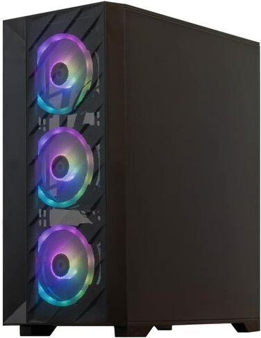 كمبيوتر ألعاب Cobratype Python - Intel Core i7-13700F، RTX 4060، مبرد سائل، ذاكرة وصول عشوائي DDR5 سعة 32 جيجابايت، 2 تيرابايت NVMe، Windows 11 Home - سطح مكتب للألعاب in Saudi Arabia