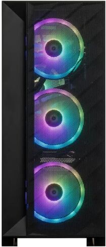 كمبيوتر ألعاب Cobratype Python - Intel Core i7-13700F، RTX 4060، مبرد سائل، ذاكرة وصول عشوائي DDR5 سعة 32 جيجابايت، 2 تيرابايت NVMe، Windows 11 Home - سطح مكتب للألعاب in Saudi Arabia