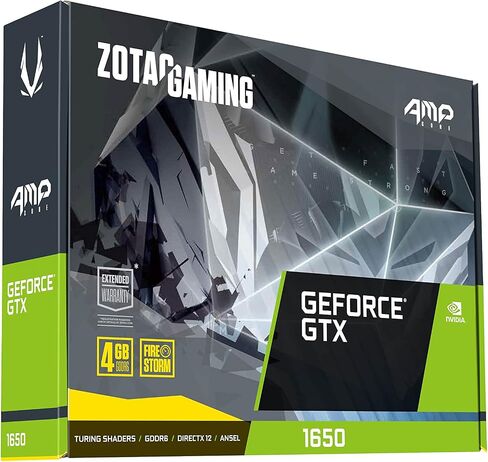 زوتاك بطاقة عرض مرئي للالعاب جيفورس جي تي اكس 1650 ايه ام بي كور 4 جيجابايت GDDR6 128 بت، صغيرة للغاية، ZT-T16520J-10L in Saudi Arabia