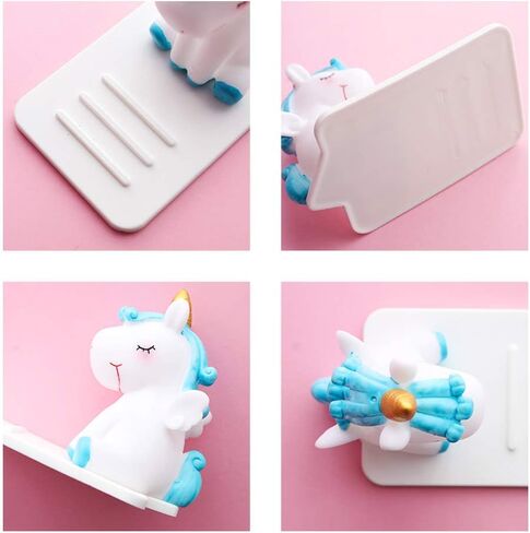 3 عبوات من حامل الهاتف وحيد القرن، حامل الهاتف الخلوي لطيف على سطح المكتب يونيكورن، حامل قابل للتعديل، متوافق مع جميع الهواتف الذكية المحمولة، ديكور مكتب الكمبيوتر اللوحي، قاعدة الهاتف الذكي، هدية وحيد القرن للفتيات in Kuwait