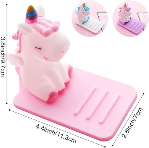 3 عبوات من حامل الهاتف وحيد القرن، حامل الهاتف الخلوي لطيف على سطح المكتب يونيكورن، حامل قابل للتعديل، متوافق مع جميع الهواتف الذكية المحمولة، ديكور مكتب الكمبيوتر اللوحي، قاعدة الهاتف الذكي، هدية وحيد القرن للفتيات in Kuwait