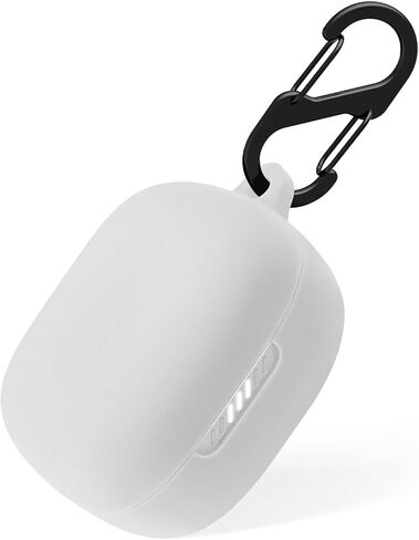 حافظة سيليكون Geiomoo متوافقة مع JBL Live Pro TWS 2، JBL Live Pro+ TWS غطاء واقٍ مع حلقة تسلق (أزرق داكن) in Kuwait