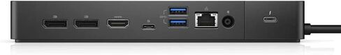 محطة إرساء الكمبيوتر Dell WD19TBS 180W (Thunderbolt، USB-C/A، DisplayPort، منافذ RJ45) (210-AZBI) حزمة واحدة مع مجموعة تنظيف شاشة LCD فاخرة و6 روابط كابلات سلة إلكترونيات in Kuwait