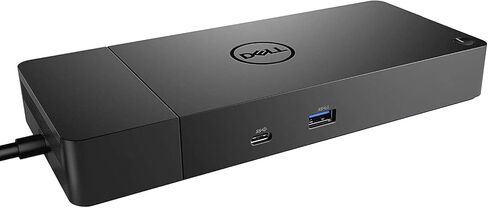 محطة إرساء الكمبيوتر Dell WD19TBS 180W (Thunderbolt، USB-C/A، DisplayPort، منافذ RJ45) (210-AZBI) حزمة واحدة مع مجموعة تنظيف شاشة LCD فاخرة و6 روابط كابلات سلة إلكترونيات in Kuwait