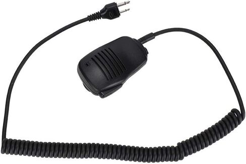 Speaker Mic Walkie Talkie Handheld Speaker Mic for ICOM for Cobra for Maxon for Midland for Vertex for Uniden etc, Shoulder Microphone with 360 Degree Rotatable Clip & 3.5mm EarpieceJack in Saudi Arabia