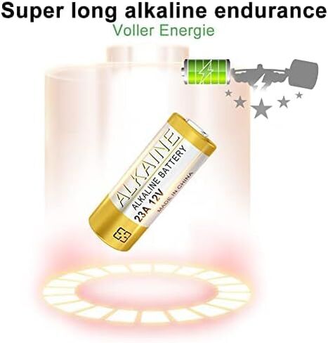 بطاريات قلوية 23 امبير 12 فولت A23S MN21/23 L1028 A23 12 فولت من بيدونجلي، 5 قطع 【ضمان 3 سنوات】 in Kuwait