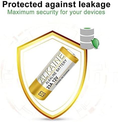 بطاريات قلوية 23 امبير 12 فولت A23S MN21/23 L1028 A23 12 فولت من بيدونجلي، 5 قطع 【ضمان 3 سنوات】 in Kuwait