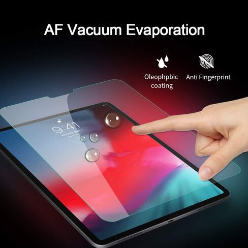واقي شاشة مضاد للضوء الأزرق بدرجة طبية لجهاز iPad Air 5 2022/ Air 4 2020 10.9 بوصة/ iPad Pro 11 بوصة (موديل 2021/2020/2018) زجاج مقسى مضاد للتوهج 9H مضاد للإشعاع [عبوة واحدة] in Kuwait