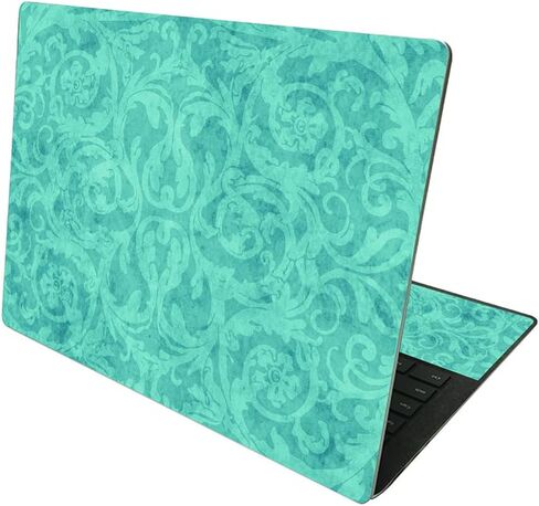 جلد MIGHTY SKINS متوافق مع Microsoft Surface Laptop 4 مقاس 13.5 بوصة - ضربات زرقاء | غطاء ملتف من الفينيل واقٍ ومتين وفريد ​​من نوعه | سهل التطبيق وتغيير الأنماط | صنع في الولايات المتحدة الأمريكية، MISURLA413-خطوط زرقاء in Saudi Arabia
