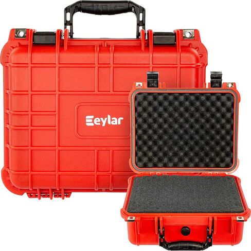 Eylar Protective Hard Camera Case Water & Shock Proof w/Foam TSA Approved 13.37 Inch 11.62 Inch 6 Inch Red in Saudi Arabia