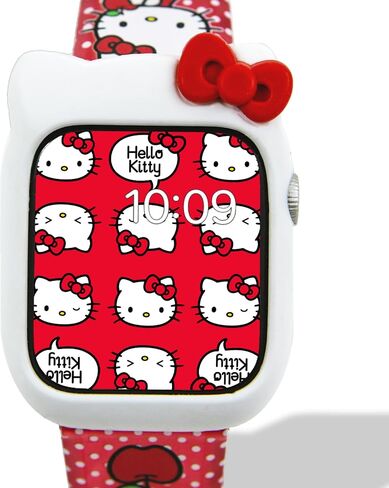 غطاء سيليكون لساعة Apple Watch من Sonix x Sanrio Hello Kitty (أسود) in Kuwait