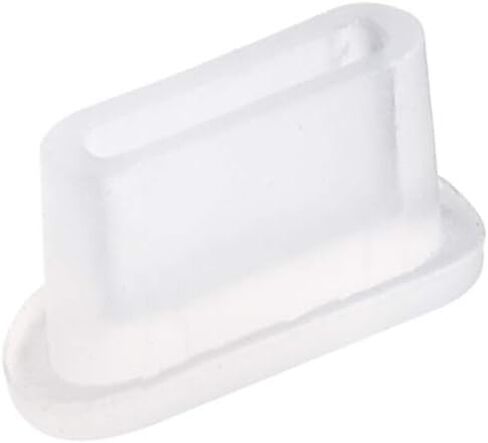 uxcell 10pcs USB Type C Silicone Protectors Cap Port Cover Anti Dust White in Saudi Arabia