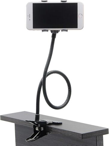 Cell Phone Holder, Universal Lazy Bracket Mobile Phone Stand, Flexible Gooseneck Long Arm Clip (Metal) in Kuwait