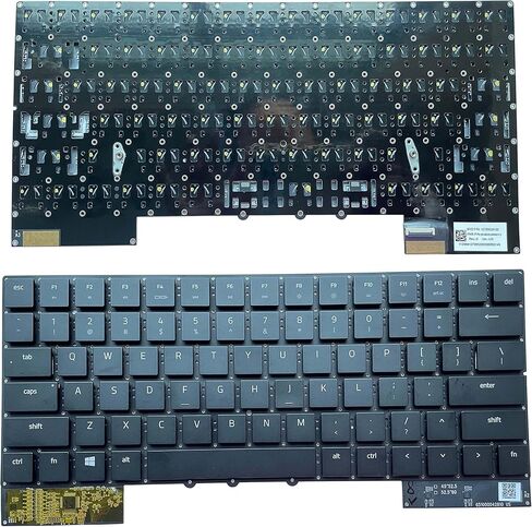 لوحة مفاتيح بديلة للكمبيوتر المحمول Sierra Blackmon متوافقة مع Razer Blade 15 RZ09-0168 RZ09-01682 RZ09-01682E24 RZ09-01682E22 12799520-00 2H-BCEUSR50111 أسود بدون إطار in Kuwait