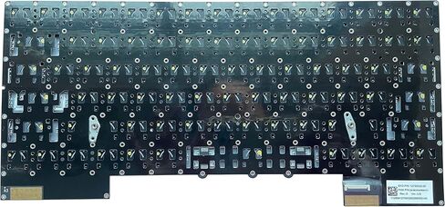 لوحة مفاتيح بديلة للكمبيوتر المحمول Sierra Blackmon متوافقة مع Razer Blade 15 RZ09-0168 RZ09-01682 RZ09-01682E24 RZ09-01682E22 12799520-00 2H-BCEUSR50111 أسود بدون إطار in Kuwait