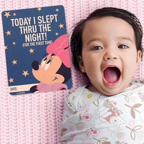 Disney Baby Girls Character Gift Set, Minnie Mouse Milestone Cards in Kuwait