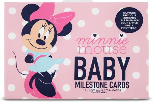 Disney Baby Girls Character Gift Set, Minnie Mouse Milestone Cards in Kuwait
