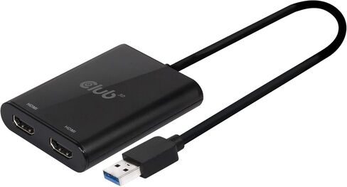 Club3D CSV-1474 USB 3.2 Gen1 Type A to HDMI Dual Monitor 4K60Hz in Saudi Arabia