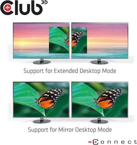 Club3D CSV-1474 USB 3.2 Gen1 Type A to HDMI Dual Monitor 4K60Hz in Saudi Arabia