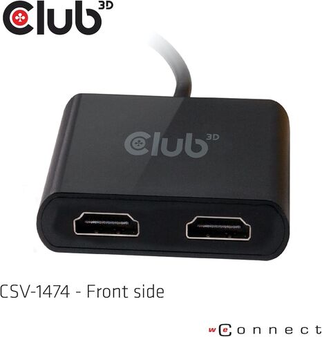 Club3D CSV-1474 USB 3.2 Gen1 Type A to HDMI Dual Monitor 4K60Hz in Saudi Arabia