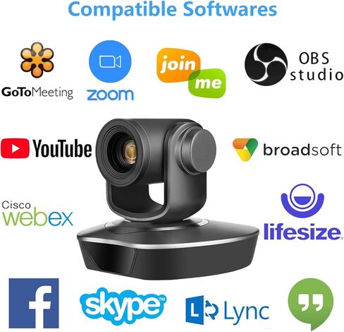 iTOPVIS PTZ Conference Room Camera – 3X Optical Zoom Full HD 1080P USB Conference Webcam for IP Live Streaming, Broadcast Conferences and Education Events (V203U2) in Kuwait