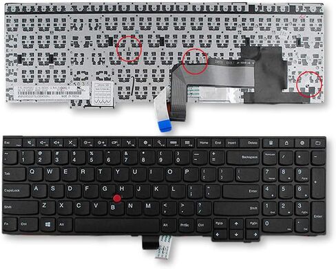 LXDDP Laptop Replacement Keyboard for Lenovo ThinkPad E550 E550c E555 E560 E565 Laptop No Backlight,black,E550 E555 E560 E565 in Saudi Arabia