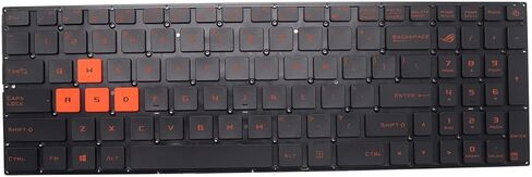 لوحة مفاتيح جديدة بديلة لجهاز ASUS ROG Strix GL502V GL502VM GL502VS GL502VT GL502VY GL702VT GL702VS GL702VM GL702 GL702ZC بإضاءة خلفية للكمبيوتر المحمول US in Saudi Arabia