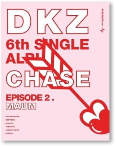 DKZ Chase Episode 2. MAUM 6th Single Album Fascinate Version CD+96p PhotoBook+2p PhotoCard+1p Postcard+1p 4Cut PhotoFilm+1p ID Card+1ea Sticker+Tracking Sealed in Saudi Arabia