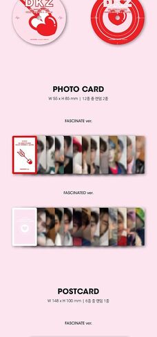 DKZ Chase Episode 2. MAUM 6th Single Album Fascinate Version CD+96p PhotoBook+2p PhotoCard+1p Postcard+1p 4Cut PhotoFilm+1p ID Card+1ea Sticker+Tracking Sealed in Saudi Arabia